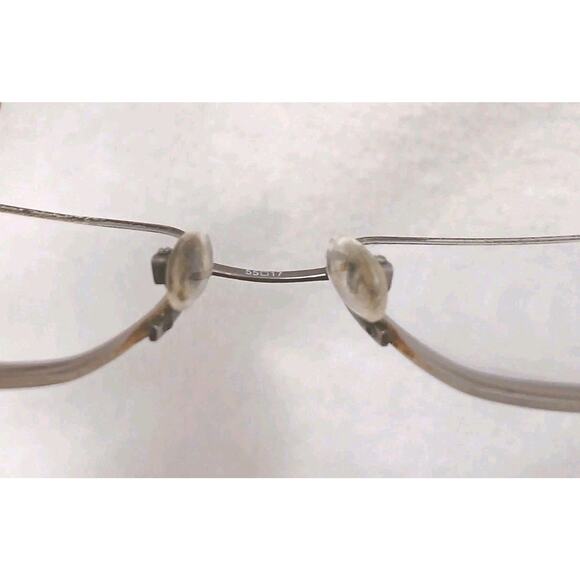 Ermenegildo Zegna Eyeglasses FRAMES Only VZ 3361 COL 0SLS 55-17-140 Titanium - Picture 16 of 16